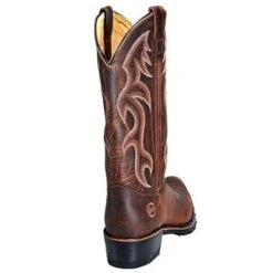 Double H Boots: Men's 2282 Brown Safety Toe USA-Made Cowboy Work Boots 11 Double H Boots: Men's 2282 Brown Safety Toe USA-Made Cowboy Work Boots -Workingperson Deals Shirts Store image 80216