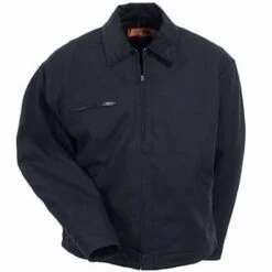 CornerStone Jackets: J763 Black Cotton Duck Work Jacket