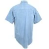 Wrangler Riggs Shirts: Men's Light Blue 3W531 BL Chambray Short Sleeve Shirt