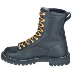 Danner Boots: Men's Black 14100 USA-Made Waterproof Rain Forest Boots 9 Danner Boots: Men's Black 14100 USA-Made Waterproof Rain Forest Boots -Workingperson Deals Shirts Store image 82956