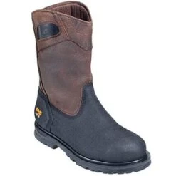 Timberland PRO Boots: Men's 53522 PowerWelt EH Steel Toe Wellington Boots -Workingperson Deals Shirts Store image 83654
