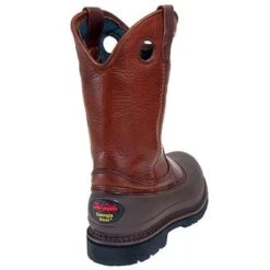Georgia Boots: Men's Brown G5655 Muddog EH Steel Toe Wellington Boots -Workingperson Deals Shirts Store image 83868