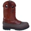 Georgia Boots: Men's Brown G5655 Muddog EH Steel Toe Wellington Boots
