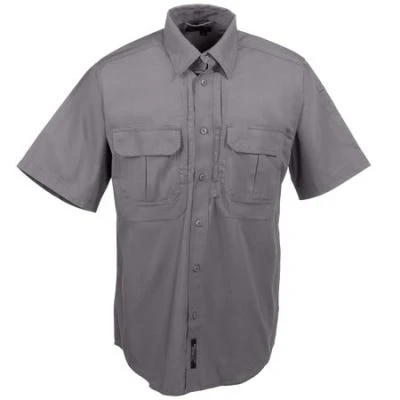5.11 Tactical Shirts: Grey Short Sleeve Cotton Work Shirt 71152 029 3 5.11 Tactical Shirts: Grey Short Sleeve Cotton Work Shirt 71152 029 - Image 3