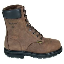 Wolverine Boots: Men's McKay 5680 8 Inch Met Guard Steel Toe Boots