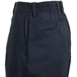 Red Kap Pants: Men's Black Elastic Insert PT60 BK Twill Work Pants