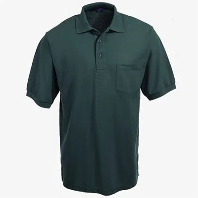 Port Authority Shirts: Men's Silk Touch Green Polo Shirt K500P DGR 1 Port Authority Shirts: Men's Silk Touch Green Polo Shirt K500P DGR