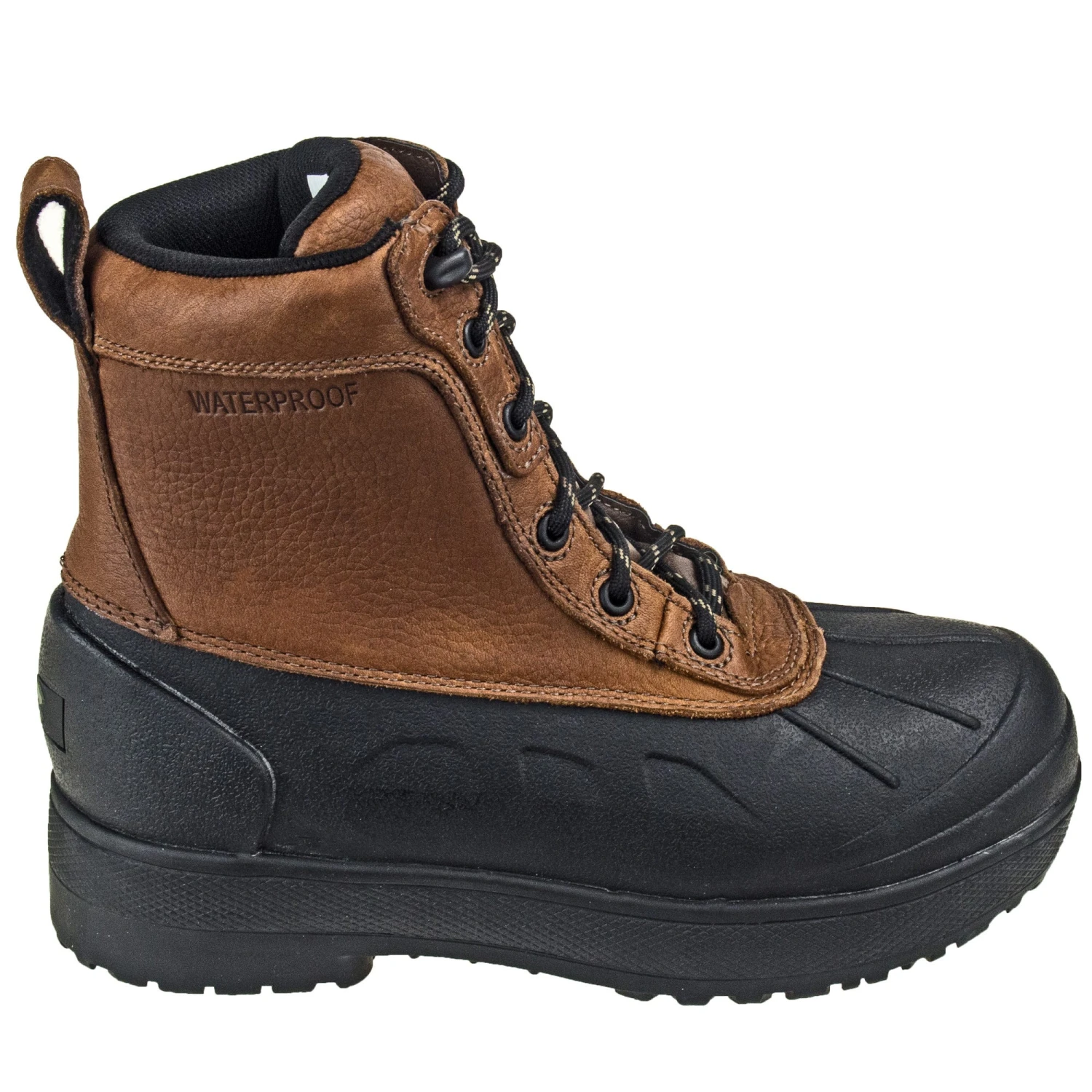 Iron Age Boots: Men's Black/Brown IA9650 Waterproof Steel Toe Boots 4 Iron Age Boots: Men's Black/Brown IA9650 Waterproof Steel Toe Boots - Image 4