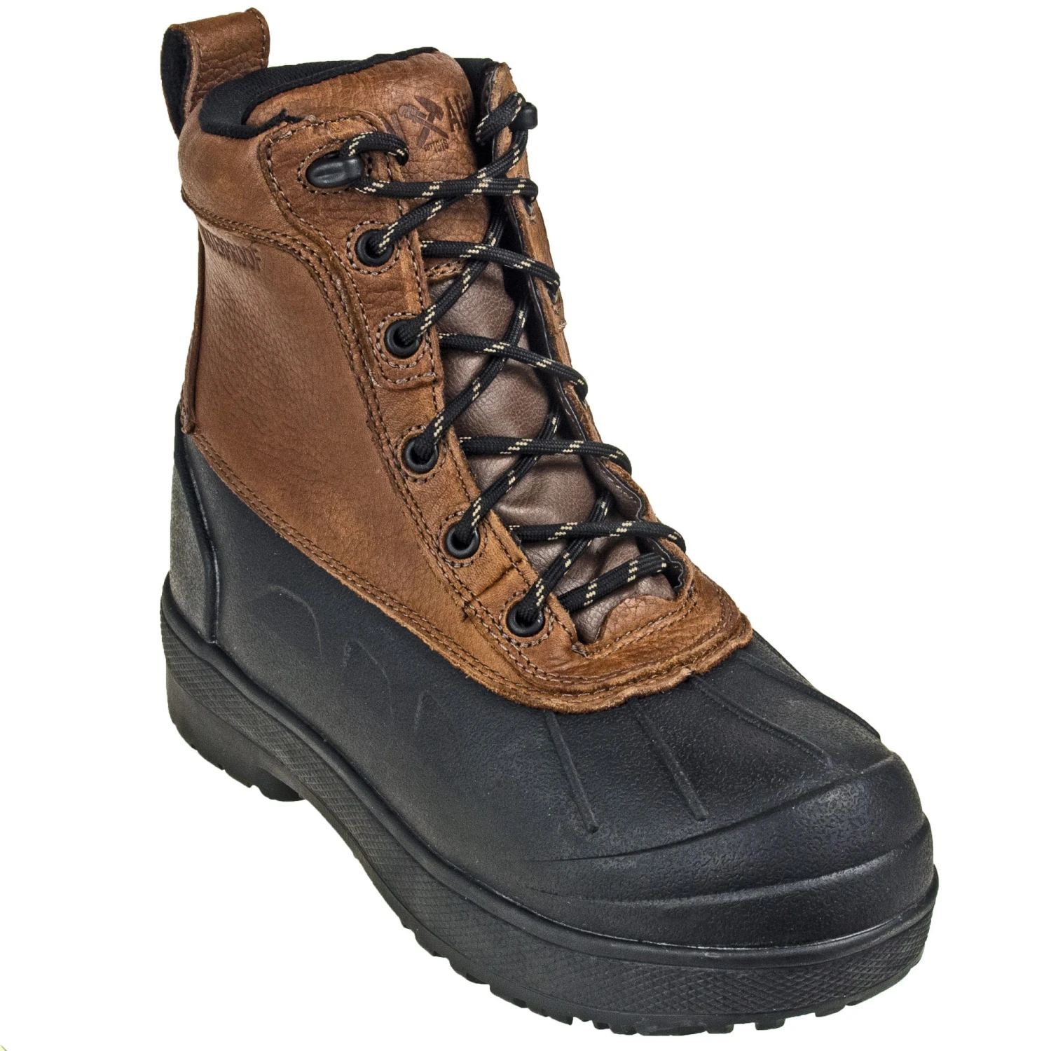 Iron Age Boots: Men's Black/Brown IA9650 Waterproof Steel Toe Boots 3 Iron Age Boots: Men's Black/Brown IA9650 Waterproof Steel Toe Boots - Image 3