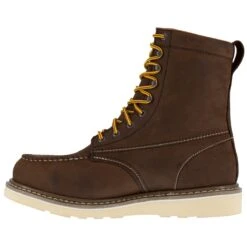 Iron Age Boot: Men's IA5081 Tan Reinforcer Steel Toe EH Wedge Boot 8 Iron Age Boot: Men's IA5081 Tan Reinforcer Steel Toe EH Wedge Boot -Workingperson Deals Shirts Store iron age ia5081 reinforcer 04