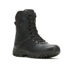 Merrell Boots: Men's J003913 Black Soft Toe Moab 3 8" Tactical Response Zip Waterproof Boot