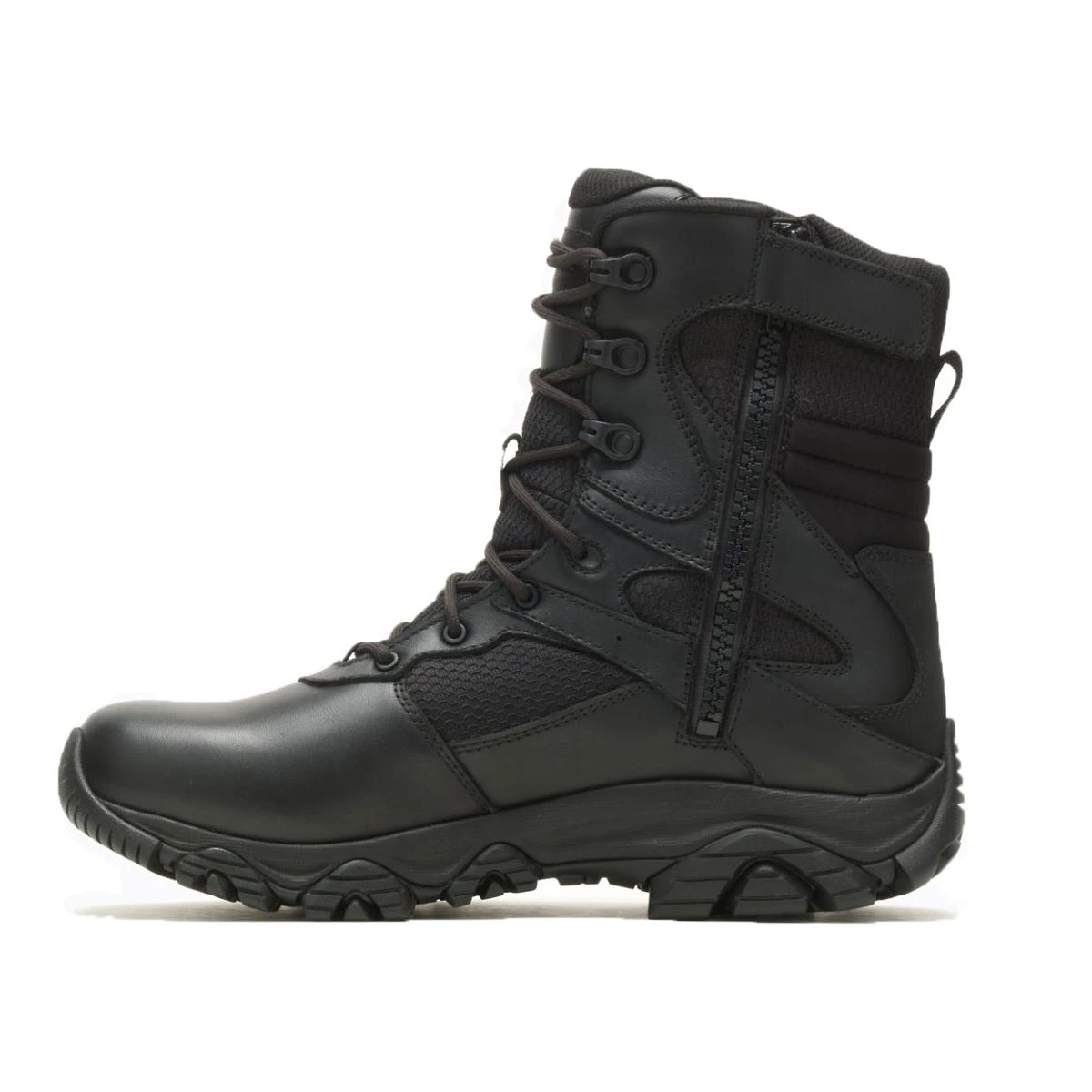 Merrell Boots: Men's J003913 Black Soft Toe Moab 3 8" Tactical Response Zip Waterproof Boot 3 Merrell Boots: Men's J003913 Black Soft Toe Moab 3 8" Tactical Response Zip Waterproof Boot - Image 3