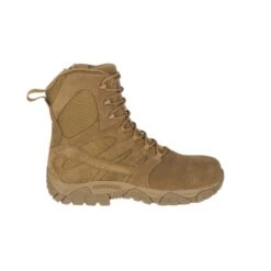 Merrell Boots: Unisex J099371 Tan Moab 2 Defense Composite Toe Side Zip Tactical Work Boot -Workingperson Deals Shirts Store j099371 02