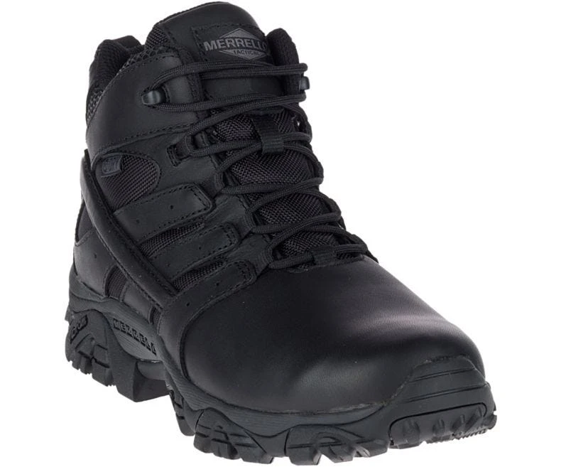 Merrell Footwear: Men's J45337 Moab 2 Mid Tactical Response Waterproof Boots 4 Merrell Footwear: Men's J45337 Moab 2 Mid Tactical Response Waterproof Boots - Image 4