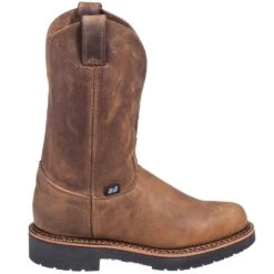 Justin Boots: Men's 4440 Gaucho Brown EH Wellington Boots -Workingperson Deals Shirts Store justin 4440 o 01