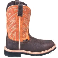 Justin Boots: Men's SE4561 Steel Toe EH Stampede Cowboy Work Boots -Workingperson Deals Shirts Store justin 4561 090 o 01