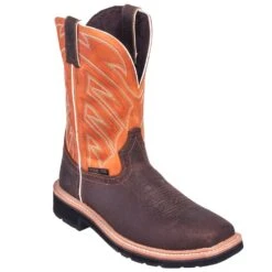 Justin Boots: Men's SE4561 Steel Toe EH Stampede Cowboy Work Boots -Workingperson Deals Shirts Store justin 4561 090 p 01