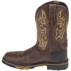 Justin Boots: Men's SE4624 Rustic Barnwood Hybred EH Cowboy Boots -Workingperson Deals Shirts Store justin wk4624 i 01