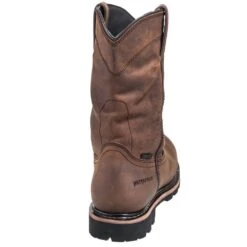 Justin Boots: Men's WK4630 Brown 10" Composite Toe Boots -Workingperson Deals Shirts Store justin wk4630 b 01