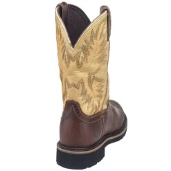 Justin Boots: Men's SE4660 Brown Stampede Cowboy Boots -Workingperson Deals Shirts Store justin wk4660 080 b 01