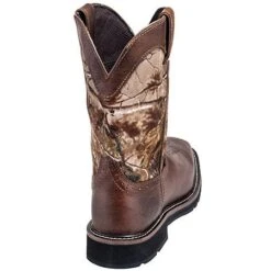 Justin Boots: Men's SE4676 RealTree Square Toe Cowboy Boots -Workingperson Deals Shirts Store justin wk4676 b 01