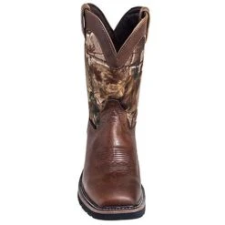 Justin Boots: Men's SE4676 RealTree Square Toe Cowboy Boots -Workingperson Deals Shirts Store justin wk4676 f 01