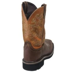 Justin Boots: Men's SE4812 Tan Composite Toe EH Non-Metallic Stampede Work Boots -Workingperson Deals Shirts Store justin wk4812 090 b 01