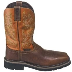 Justin Boots: Men's SE4812 Tan Composite Toe EH Non-Metallic Stampede Work Boots -Workingperson Deals Shirts Store justin wk4812 090 o 01