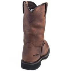 Justin Boots: Men's Steel Toe SE4961 Waterproof EH Wyoming Cowboy Boots -Workingperson Deals Shirts Store justin wk4961 b 01