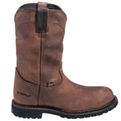Justin Boots: Men's Steel Toe SE4961 Waterproof EH Wyoming Cowboy Boots -Workingperson Deals Shirts Store justin wk4961 o 01