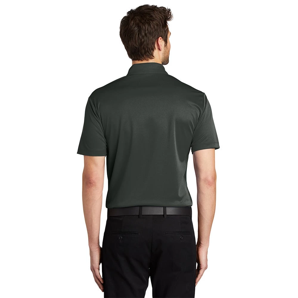 Port Authority Shirt: Men's K540 SG Steel Grey Silk Touch Performance Polo 2 Port Authority Shirt: Men's K540 SG Steel Grey Silk Touch Performance Polo - Image 2