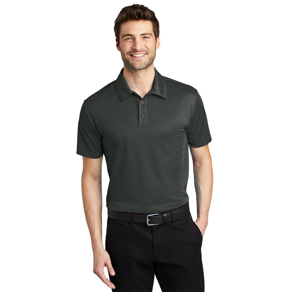 Port Authority Shirt: Men's K540 SG Steel Grey Silk Touch Performance Polo 3 Port Authority Shirt: Men's K540 SG Steel Grey Silk Touch Performance Polo - Image 3