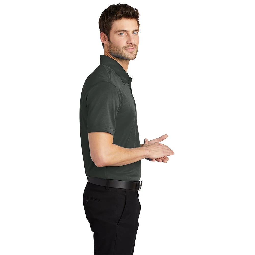 Port Authority Shirt: Men's K540 SG Steel Grey Silk Touch Performance Polo 4 Port Authority Shirt: Men's K540 SG Steel Grey Silk Touch Performance Polo - Image 4