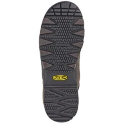 KEEN Utility Boots: Men's 1015401 Steel Toe Brown Waterproof Louisville 6-Inch Work Boots