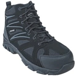 Knapp Boots: Men's K5400 Black Composite Toe Waterproof Trail Hiker Boots -Workingperson Deals Shirts Store knapp 5400 p 01