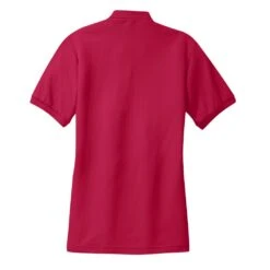 Port Authority Shirts: Women's Red Polo Shirt L500 RED -Workingperson Deals Shirts Store l500 red flat back 1