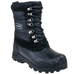 LaCrosse Boots: Men's 600802 Black Waterproof Outpost II Boots -Workingperson Deals Shirts Store lacrosse 600802 p 01
