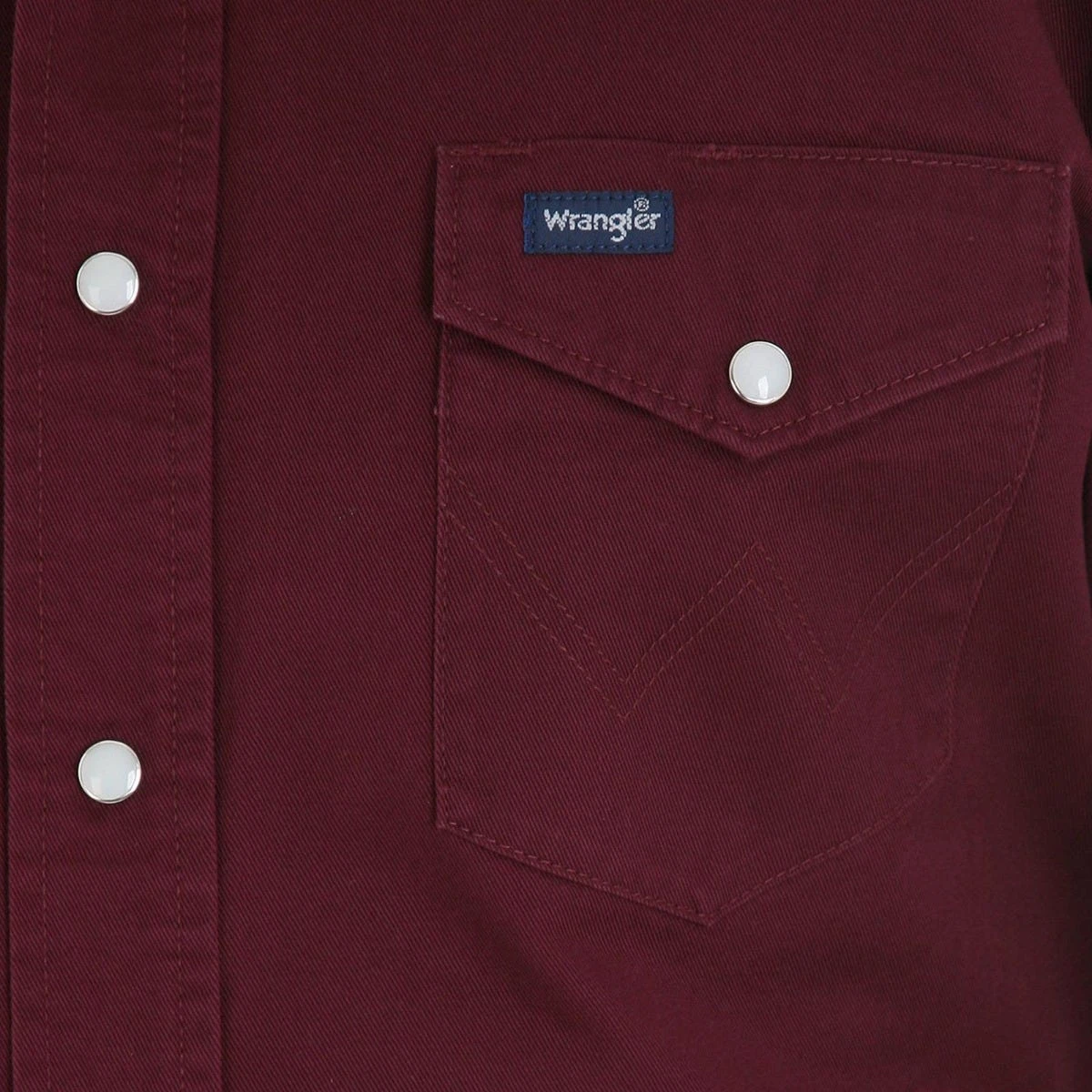 Wrangler Shirts: Men's MS70719 Red Oxide Authentic Cowboy Cut Work Shirt 2 Wrangler Shirts: Men's MS70719 Red Oxide Authentic Cowboy Cut Work Shirt - Image 2