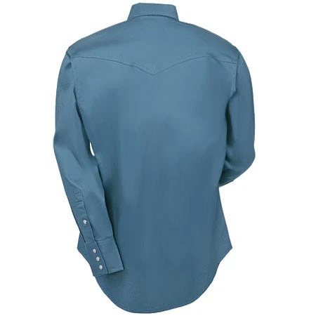 Wrangler Shirts: Men's Dark Teal MS71419 Cowboy Cut Twill Long Sleeve Shirt 3 Wrangler Shirts: Men's Dark Teal MS71419 Cowboy Cut Twill Long Sleeve Shirt - Image 3