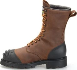 Matterhorn Boots: Men's MT910 Brown 10" Waterproof Steel Toe Internal Metguard Work Boot 9 Matterhorn Boots: Men's MT910 Brown 10" Waterproof Steel Toe Internal Metguard Work Boot -Workingperson Deals Shirts Store mt910 500xauto instep 1