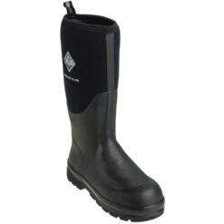 Muck Boots: Men's CHS META Black Insulated Chore Met Guard Steel Toe EH Boots -Workingperson Deals Shirts Store muck chs meta p 01