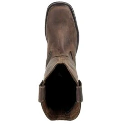 Caterpillar Shoes: Men's 90439 Steel Toe Pull-On Wellston Work Boots -Workingperson Deals Shirts Store p90439 6