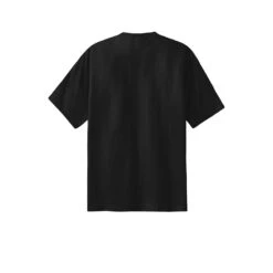 Port & Company Shirts: Men's Black PC61 JBK Cotton Essential Tee Shirt 11 Port & Company Shirts: Men's Black PC61 JBK Cotton Essential Tee Shirt -Workingperson Deals Shirts Store pc61 jetblack flat back
