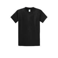 Port & Company Shirts: Men's Black PC61 JBK Cotton Essential Tee Shirt 10 Port & Company Shirts: Men's Black PC61 JBK Cotton Essential Tee Shirt -Workingperson Deals Shirts Store pc61 jetblack flat front