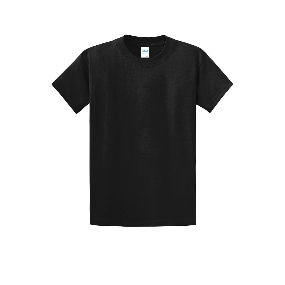 Port & Company Shirts: Men's Black PC61 JBK Cotton Essential Tee Shirt 5 Port & Company Shirts: Men's Black PC61 JBK Cotton Essential Tee Shirt - Image 5