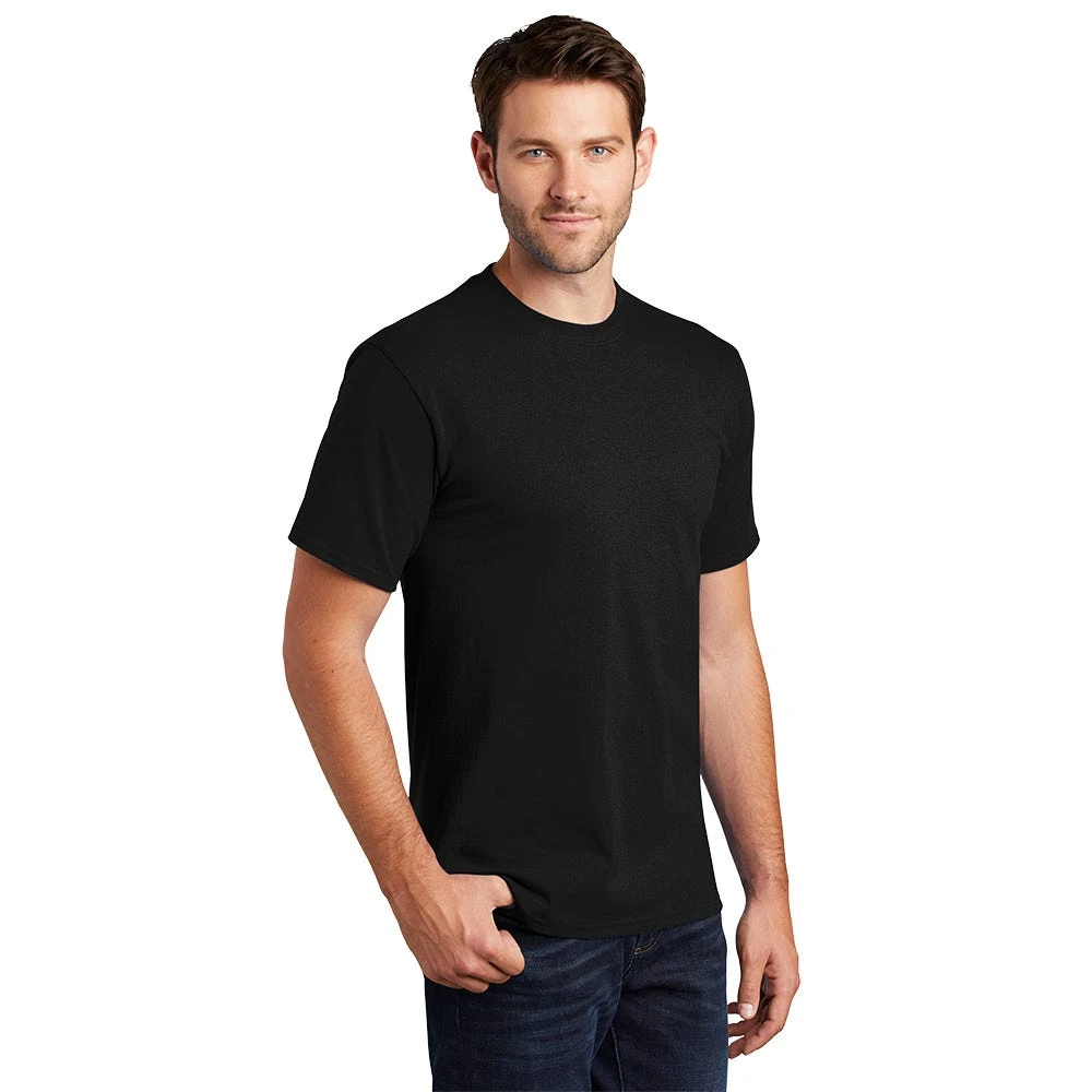 Port & Company Shirts: Men's Black PC61 JBK Cotton Essential Tee Shirt 4 Port & Company Shirts: Men's Black PC61 JBK Cotton Essential Tee Shirt - Image 4