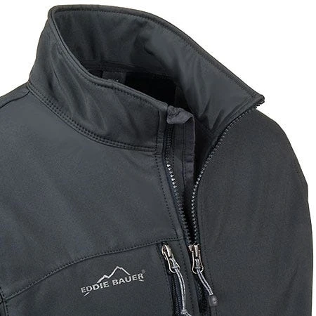 Eddie Bauer Jackets: Men's Waterproof Soft Shell Grey Jacket EB530 GRY 2 Eddie Bauer Jackets: Men's Waterproof Soft Shell Grey Jacket EB530 GRY - Image 2