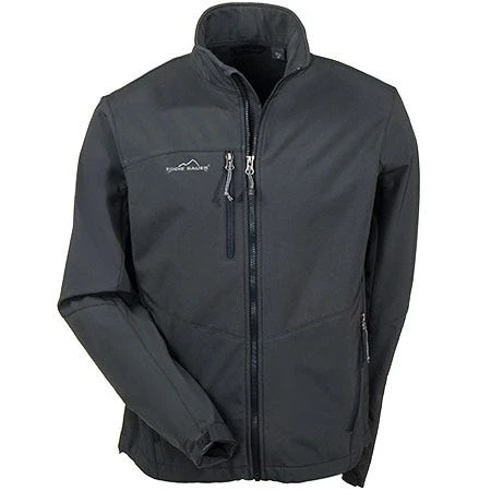 Eddie Bauer Jackets: Men's Waterproof Soft Shell Grey Jacket EB530 GRY 3 Eddie Bauer Jackets: Men's Waterproof Soft Shell Grey Jacket EB530 GRY - Image 3
