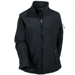 Eddie Bauer Jackets: Women's Black Waterproof Soft Shell Jacket EB531 BLK 6 Eddie Bauer Jackets: Women's Black Waterproof Soft Shell Jacket EB531 BLK -Workingperson Deals Shirts Store picture 045