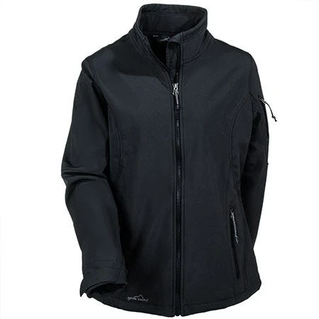 Eddie Bauer Jackets: Women's Black Waterproof Soft Shell Jacket EB531 BLK 3 Eddie Bauer Jackets: Women's Black Waterproof Soft Shell Jacket EB531 BLK - Image 3